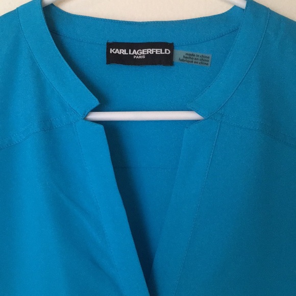 New Vibrant Blue Blouse - Picture 2 of 2